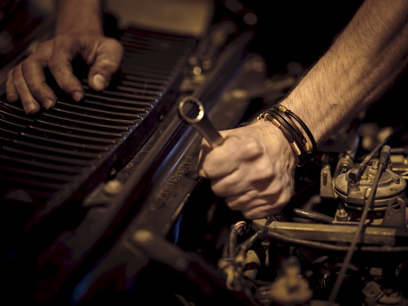 Mechanic at work